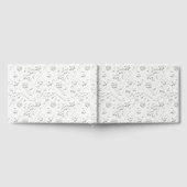 Reliëf Bloem Bruiloft Gastenboek (Volledig)