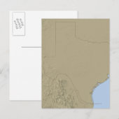 Relief Map of Texas 2 Briefkaart (Voorkant / Achterkant)