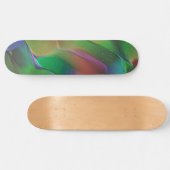 reliëf met een overheersend groen en geel persoonlijk skateboard (Horizontaal)