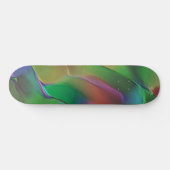 reliëf met een overheersend groen en geel persoonlijk skateboard (Horizontaal)