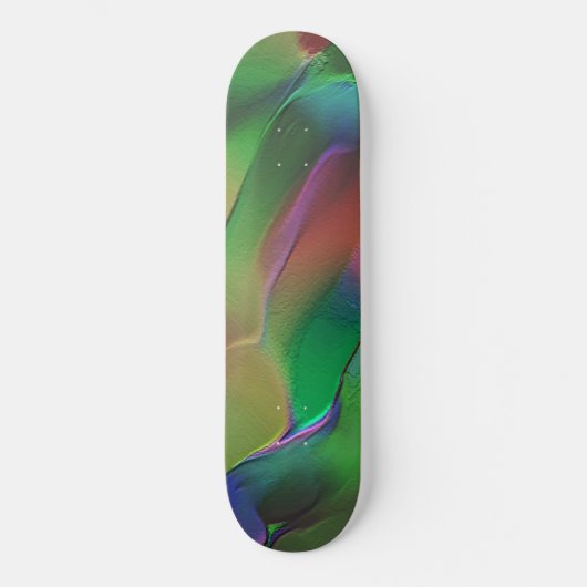 reliëf met een overheersend groen en geel persoonlijk skateboard (Voorkant)