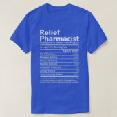Relief Pharmacist Nutritional and Undenable Facto T-shirt (Design voorkant)
