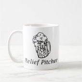 Relief Pitcher Koffiemok (Links)