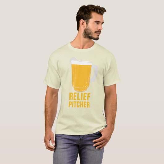Relief Pitcher T-shirt (Voorkant volledig)