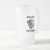 RELIEF PITCHER T-shirt Matglas Bierpul (Voorkant rechts)