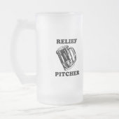 RELIEF PITCHER T-shirt Matglas Bierpul (Links)