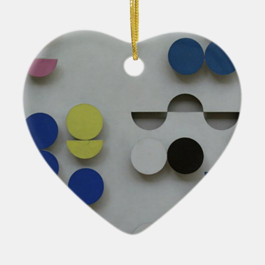 Relief rechthoekig door Sophie Taeuber-Arp Keramisch Ornament (Voorkant)