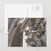 Relief sculpture op Arc de Triomphe in Parijs; Briefkaart (Voorkant / Achterkant)
