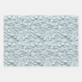 Reliëf tinten blauw inpakpapier vel (Voorkant 3)