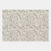 Reliëf tinten wit inpakpapier vel (Voorkant 3)