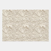 Reliëf tinten wit inpakpapier vel (Voorkant 2)