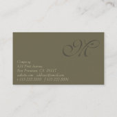 reliëf visitekaartje (Achterkant)