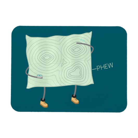 reliëfkaart - magneet (Horizontaal)