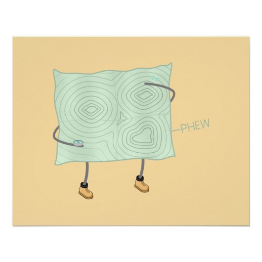 reliëfkaart - perfect poster (Voorkant)