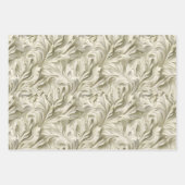 Reliëfschaduwen in Off White Inpakpapier Vel (Voorkant)