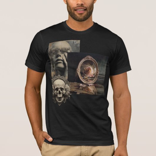 Reliekhouder van Echo's – Arcane Collage T-Shirt (Voorkant)