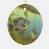 Relieve Sunfish Lepomis Microlophus Timothy Knepp Keramisch Ornament (Links)