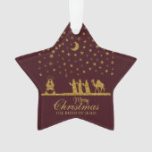 Relife Kerstmis, Geboorte van Jezus, Drie Koningen Ornament (voorkant)
