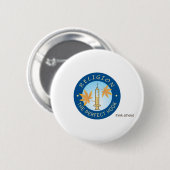 Religie als Button voor de drugsronde (Voorkant /achterkant)