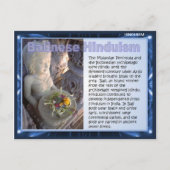 Religie, Balinese hindoeïsme Briefkaart (Voorkant)