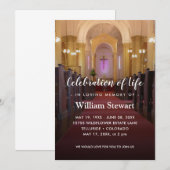 Religie begrafenis | Viering van het leven Kaart (Voorkant / Achterkant)