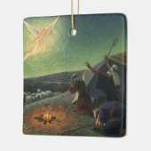  religie, bekendmaking aan de herders keramisch ornament (Links)