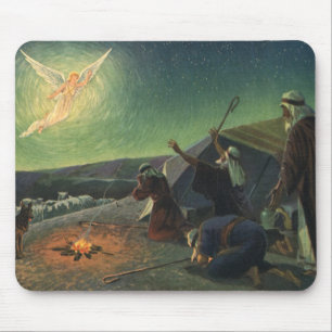 religie, bekendmaking aan de herders muismat