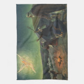  religie, bekendmaking aan de herders theedoek (Verticaal)