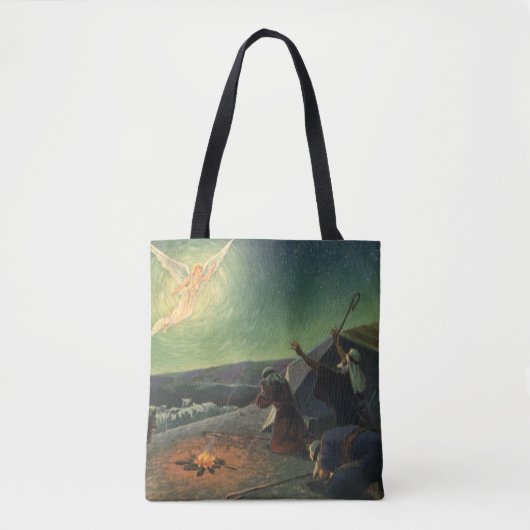 religie, bekendmaking aan de herders tote bag (Voorkant)