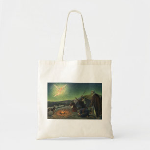  religie, bekendmaking aan de herders tote bag