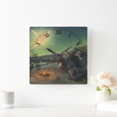  religie, bekendmaking aan de herders vierkante klok (Huis)