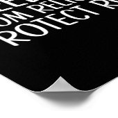 Religie beschermt tegen vrouwenrechten poster (Hoek)