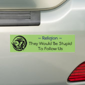 Religie Bumpersticker (Op auto)