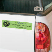Religie Bumpersticker (Op Truck)