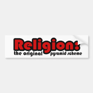 Religie Bumpersticker