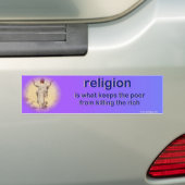 religie bumpersticker (Op auto)