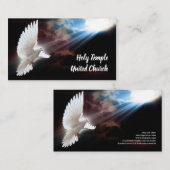 Religie Christelijke Dove Spirituele Kerk Popgehev Visitekaartje (Voorkant / Achterkant)