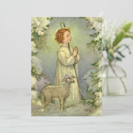  religie, Christus de Goede Shepherd (Staand voorkant)