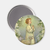  religie, Christus de Goede Shepherd Magneet (Voorkant / Achterkant)