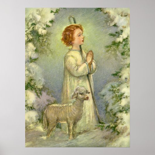 religie, Christus de Goede Shepherd Poster (Voorkant)