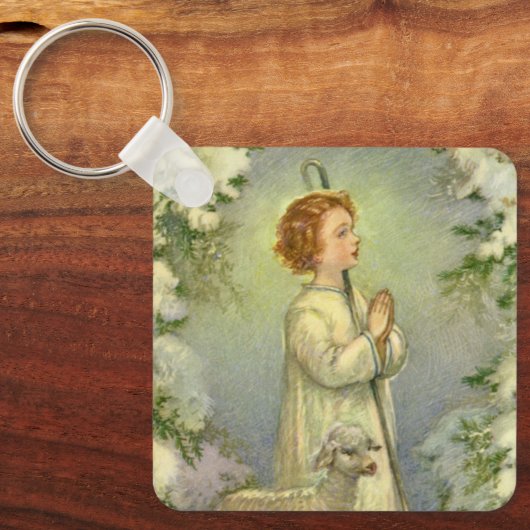 religie, Christus de Goede Shepherd Sleutelhanger (Voorkant)