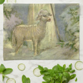  religie, Christus de Goede Shepherd Theedoek (Gevouwen)