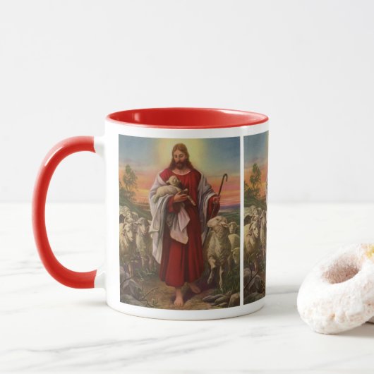 religie, Christus de kuddekudde Mok (Met donut)