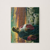 religie, Christus Good Shepherd met koppel Legpuzzel (Verticaal)