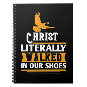 Religie - Christus liep letterlijk in onze schoene Notitieboek