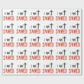 Religie dat ik gered ben cadeaupapier (Vlak)