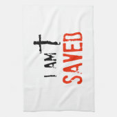 Religie dat ik gered ben theedoek (Verticaal)