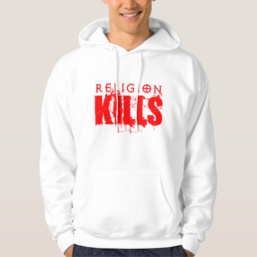 Religie doodt Hoodie (Voorkant)