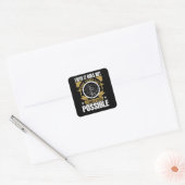 Religie - geloof dat het dingen mogelijk maakt vierkante sticker (Envelop)