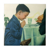  religie, Gezegde-peuter op Thanksgiving Tegeltje (Voorkant)